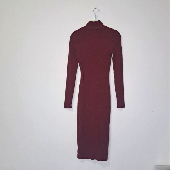 Reformation Tommie Knit Maxi Dress Chianti Small NWOT - Picture 7 of 9